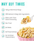 Timios No-Maida Multigrain White Cheesy Instant Macaroni Pasta