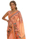 Vasthrlay Printed Peach1 Saree
