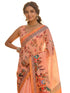 Vasthrlay Printed Peach1 Saree