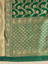 Vasthrlay Red Banarasi Traditional Unstitched Saree