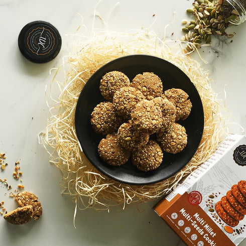 THE DOUGH CORNER Multi Millet Multi Seed Cookies