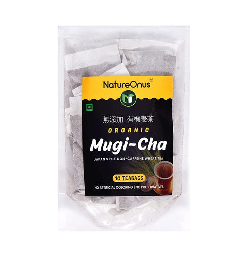 NatureOnus MugiCha Japan Style Non-Caffeine Wheat Tea - Mugicha Barley Tea