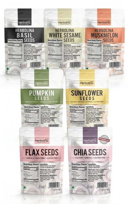 Herbolina Superfood Seeds Combo Pack