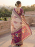 Vasthrlay Banglori Printed Dusty Saree