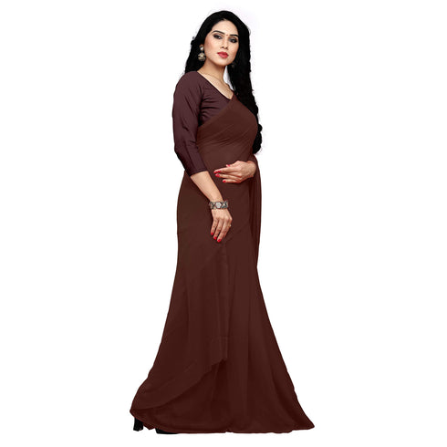 Vasthrlay Georgette Unstitched Saree
