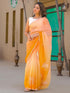Vasthrlay Embroidery Scalloped Unstitched Turquoise Saree