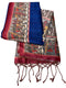 Vasthrlay Tussar Ghicha Traditional Kalamkari Madhubani