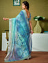 Vasthrlay Digital Printed Unstitched Pink Saree