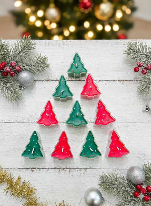 Christmas Tree Tealight Candles