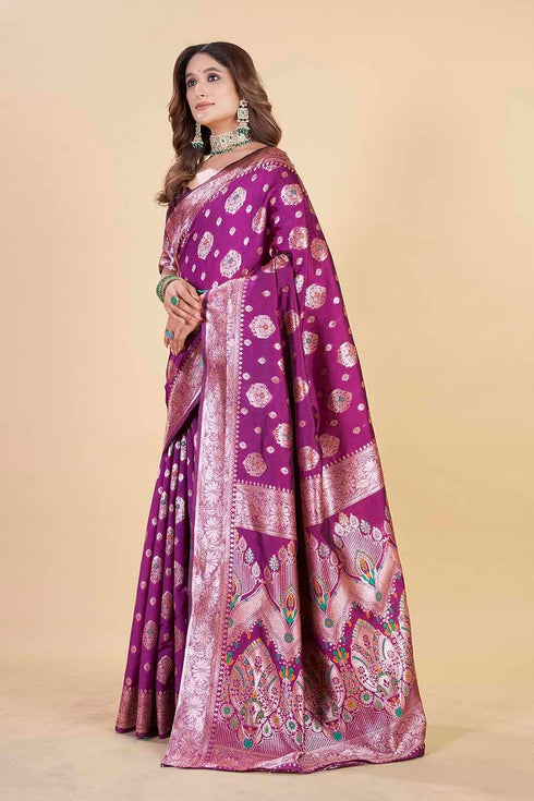 Vsathrlay Kanjivaram Banarasi Festival Wedding Ethnic Wear