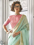 Vasthrlay Unstitched Multicolor Comfortable Friendly Saree