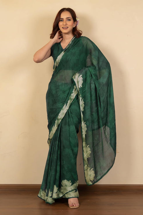 Vasthrlay Fashion Chiffon Printed Ethnic Wear