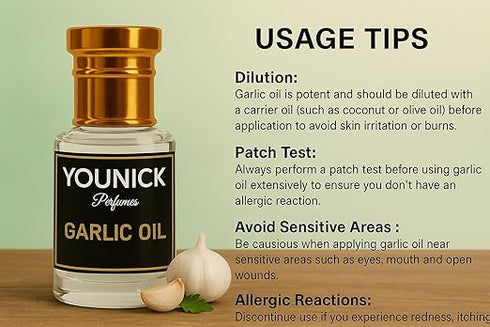 Younick Garlic Oil (Lahsun Oil) | Perfume/Attar - 6ml