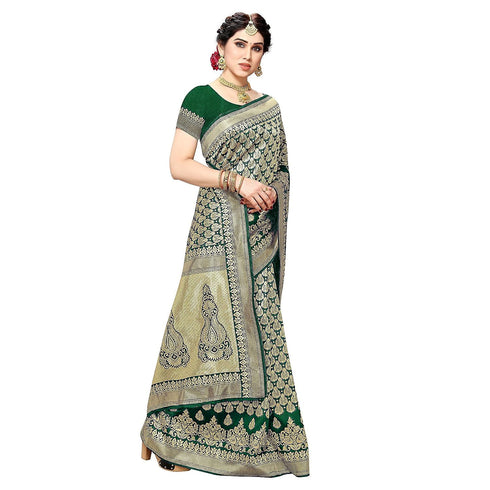 Vasthrlay Banarasi Kanjivaram Material Ethnic Wear