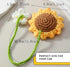 Crochet Flower for car Dashboard Decoration Items