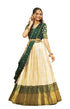 Vasthrlay South Indian Unstitched Half Saree For Women