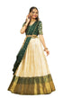 Vasthrlay South Indian Unstitched Half Saree For Women