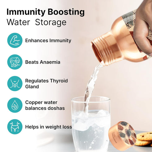 Copper Water Bottle 950 ml