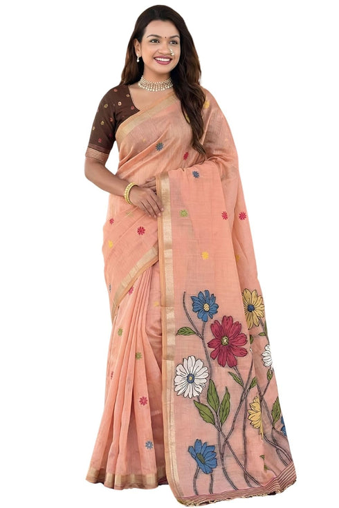 Vasthrlay Kanjivaram Cotton Blouse Ethnic Wear