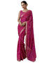 Vasthrlay Georgette Bandhani Unstitched Maroon Saree