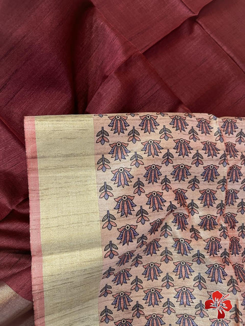 Vasthrlay Tussar Saree Bordar