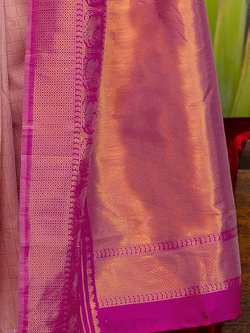 Vasthrlay Weaving Mustard Mustard Yellow Saree