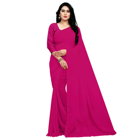 Vasthrlay Georgette Unstitched Saree
