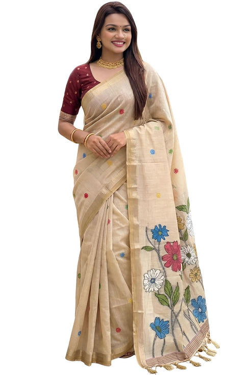 Vasthrlay Kanjivaram Cotton Blouse Ethnic Wear