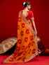Vasthrlay Georgette Embroidery Pink Saree