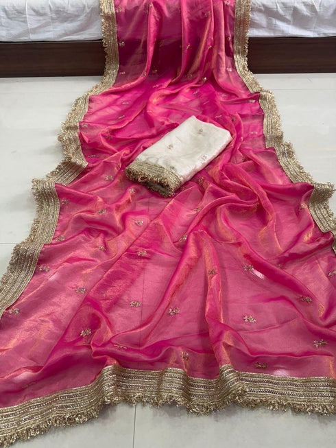 Vasthrlay Georgette Embroidery Saree