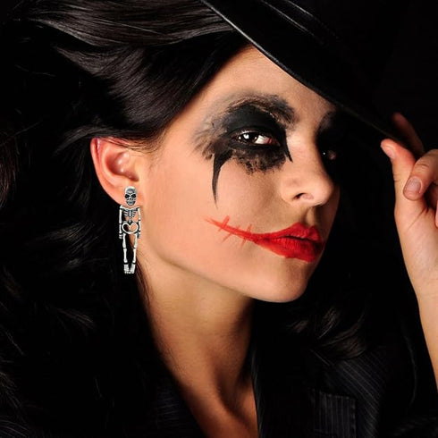 Halloween Earrings for Women Skeleton Earrings