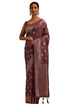 Vasthrlay Black Viscose Floral