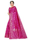Vasthrlay Red Banarasi Traditional Unstitched Saree