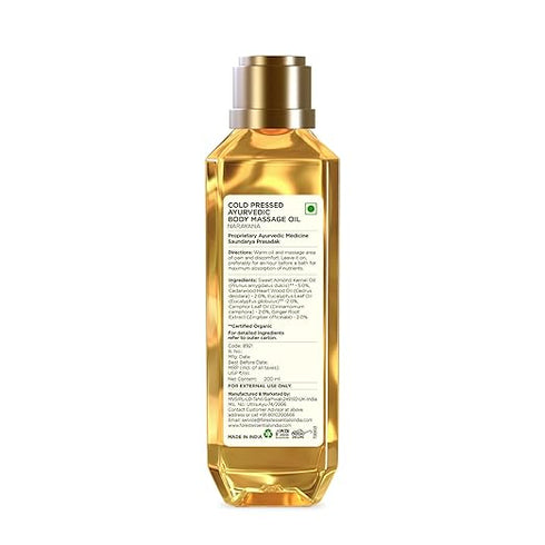 Forest Essentials Cold Pressed Ayurvedic Body Massage Oil Narayana