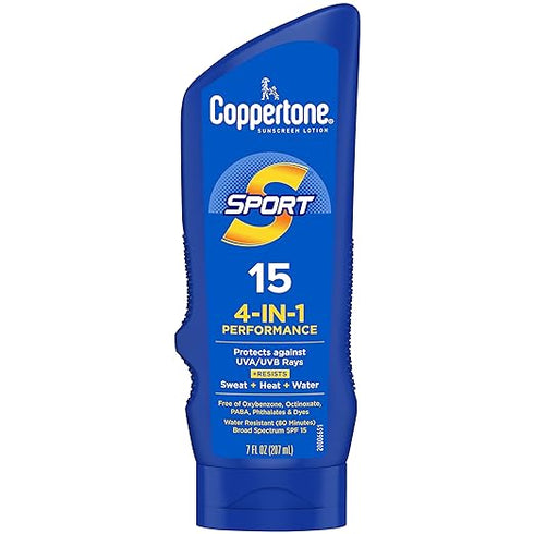 Coppertone Sport Sunscreen Lotion Broad Spectrum SPF 15