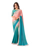 Vasthrlay Chiffon Embroidery Unstitched Turquoise Ethnic Wear