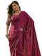 Vasthrlay Sequins Embroidery Black Saree