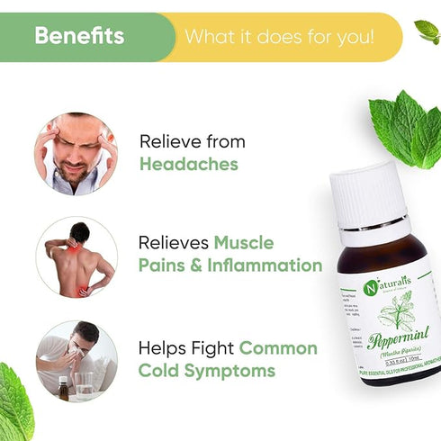 Naturalis Essence of Nature Peppermint Essential Oil 10ml