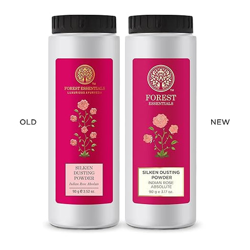 Forest Essentials Silken Dusting Powder Indian Rose Absolute