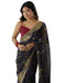 Vasthrlay Georgette Embroidery Unstitched Pink Saree