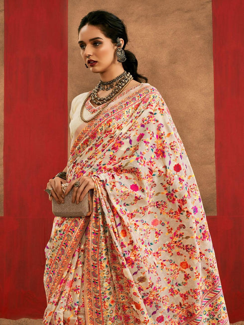Vasthrlay Paithani Unstitched Elegant Traditional Saree