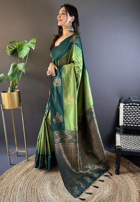 Vasthrlay Kanjivaram Woven Blouse Ethnic Wear