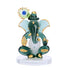 AFAST Green Crystal Glass Lord Ganesha Idol Showpiece for Home Decor, Car Dashboard, Mandir & Office Desk