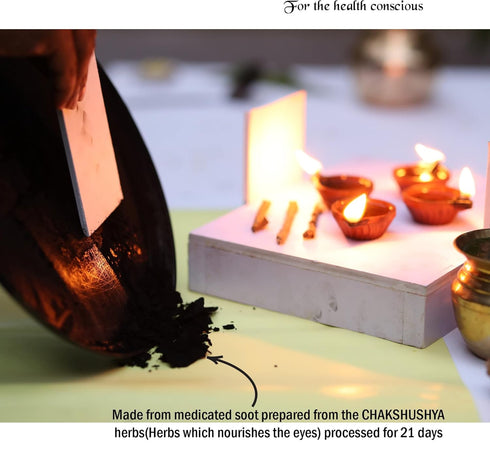 TATSAT Natural Ayurvedic Herbal Lead Free Kajal Pencil