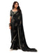 Vasthrlay Georgette Embroidery Unstitched Dark Green Saree