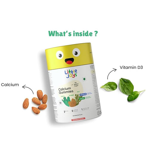 Little Joys Calcium & Vitamin D Gummies for Kids (2+ years)