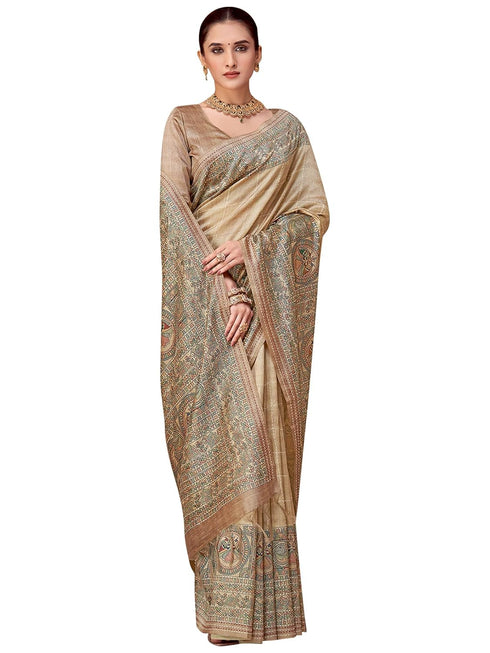 Vasthrlay Kalamkari Printed Unstitched Hs Ethnic Wear