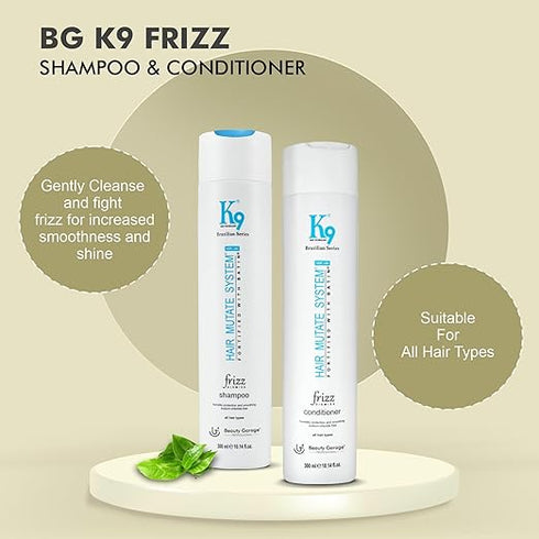 Beauty Garage K9 Frizz Dismiss Shampoo | Conditioner