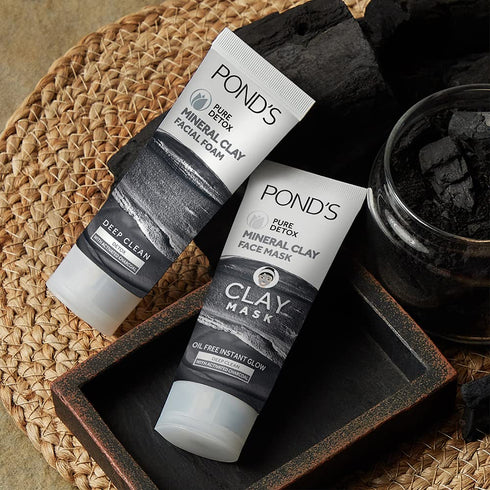 Ponds Pure Detox Mineral Clay Activated Charcoal Oil