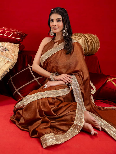 Vasthrlay Chinnon Dusty Saree